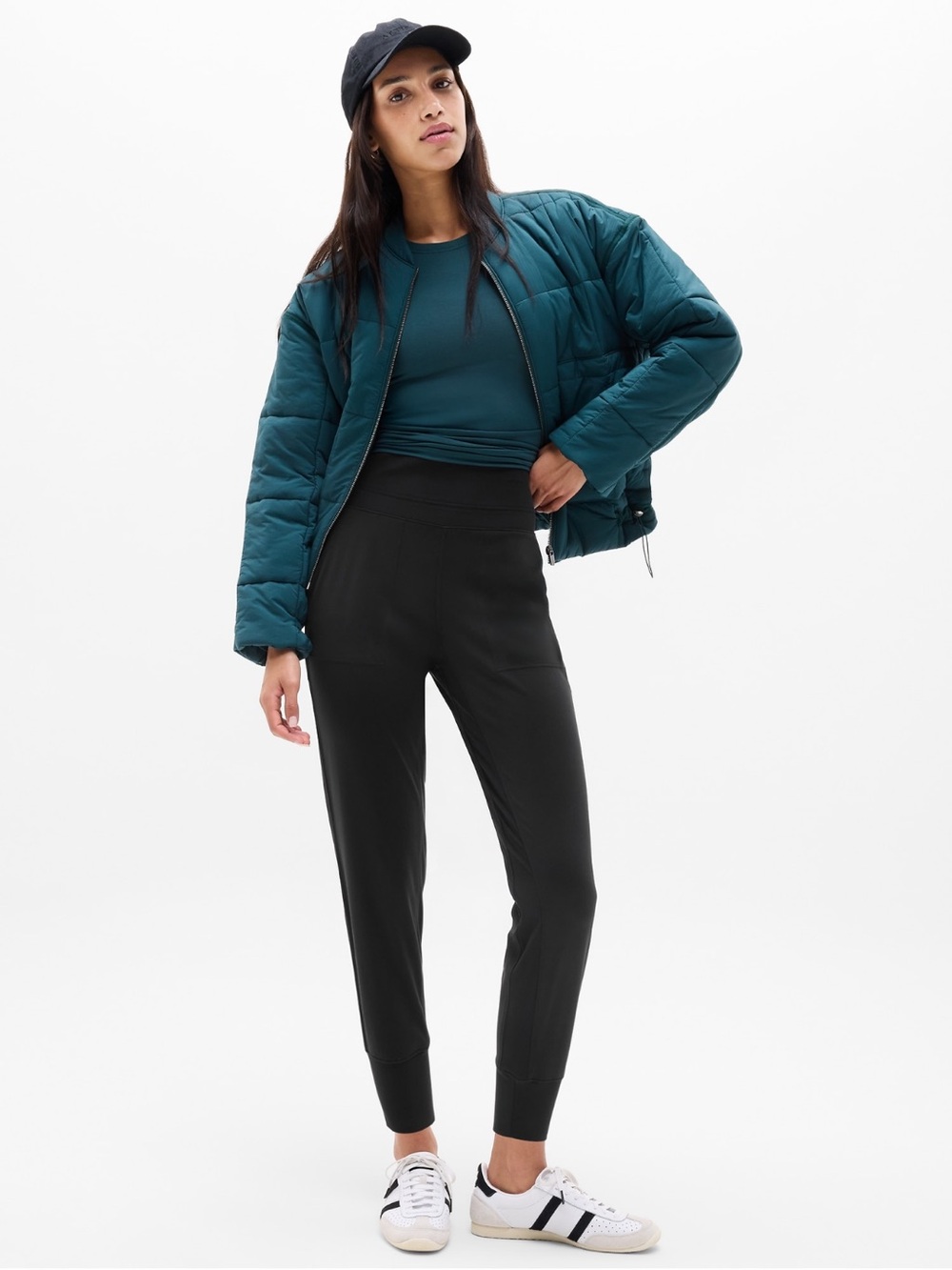 Athleta Venice Black High-Rise Jogger Size | MP